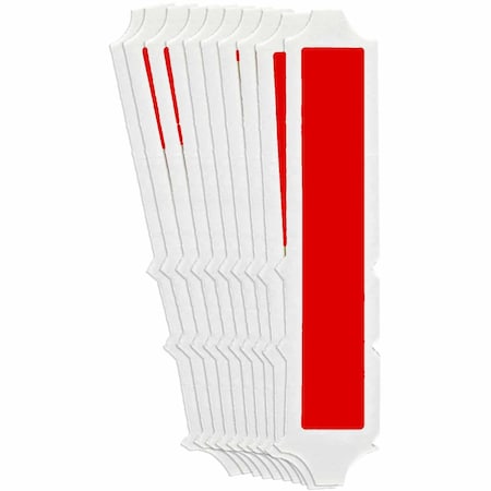 Brady Quik-Align 5160 Series Polyester 4 in Lbl Legend: I Red 10PK 5160P-I